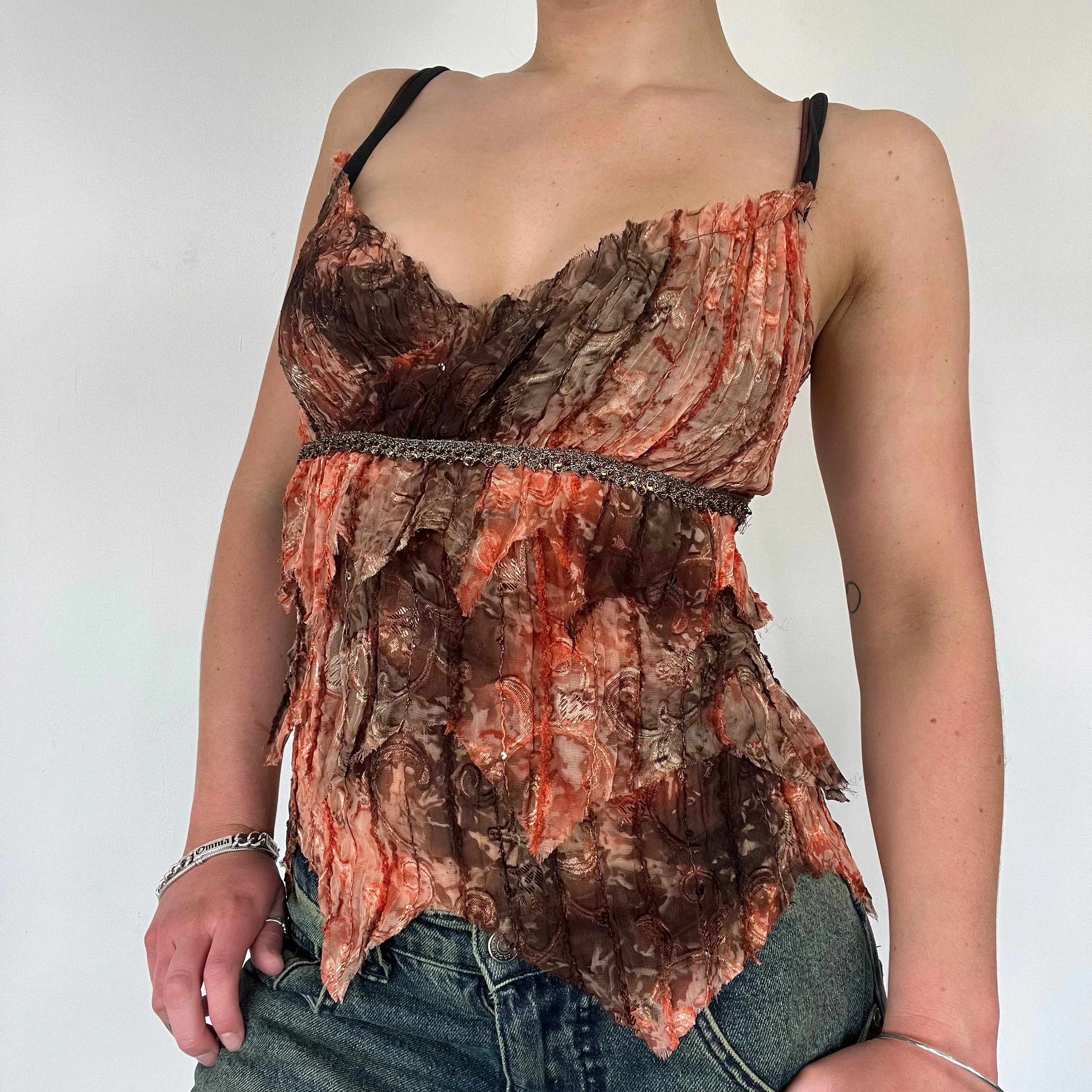 00s fairy sequin cami top - Size Small