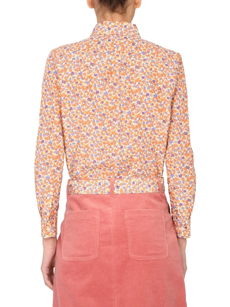 A.P.C. Floral Print Shirt