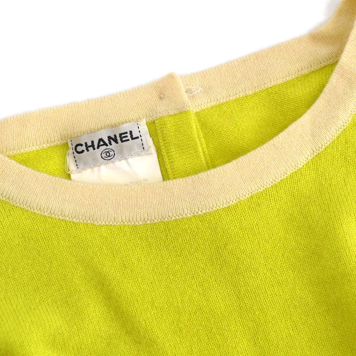 Chanel 1996 sleeveless cashmere top #44