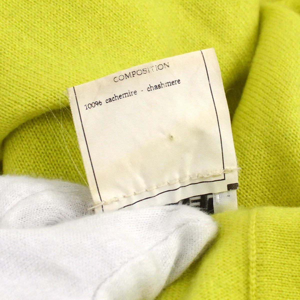 Chanel 1996 sleeveless cashmere top #44