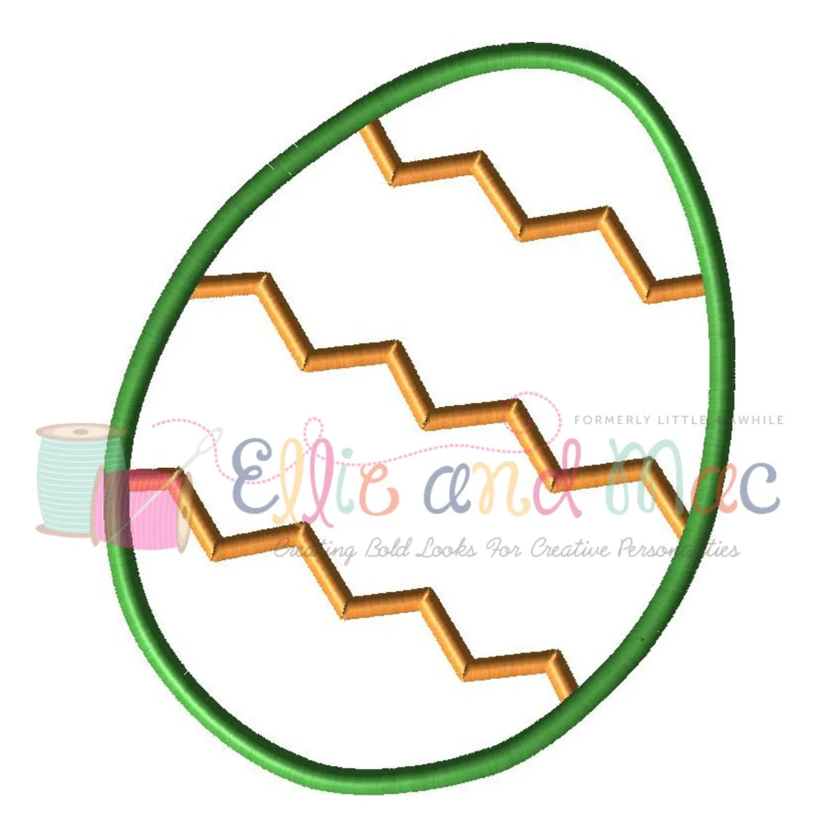 Easter Egg Applique Design