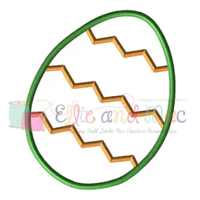 Easter Egg Applique Design