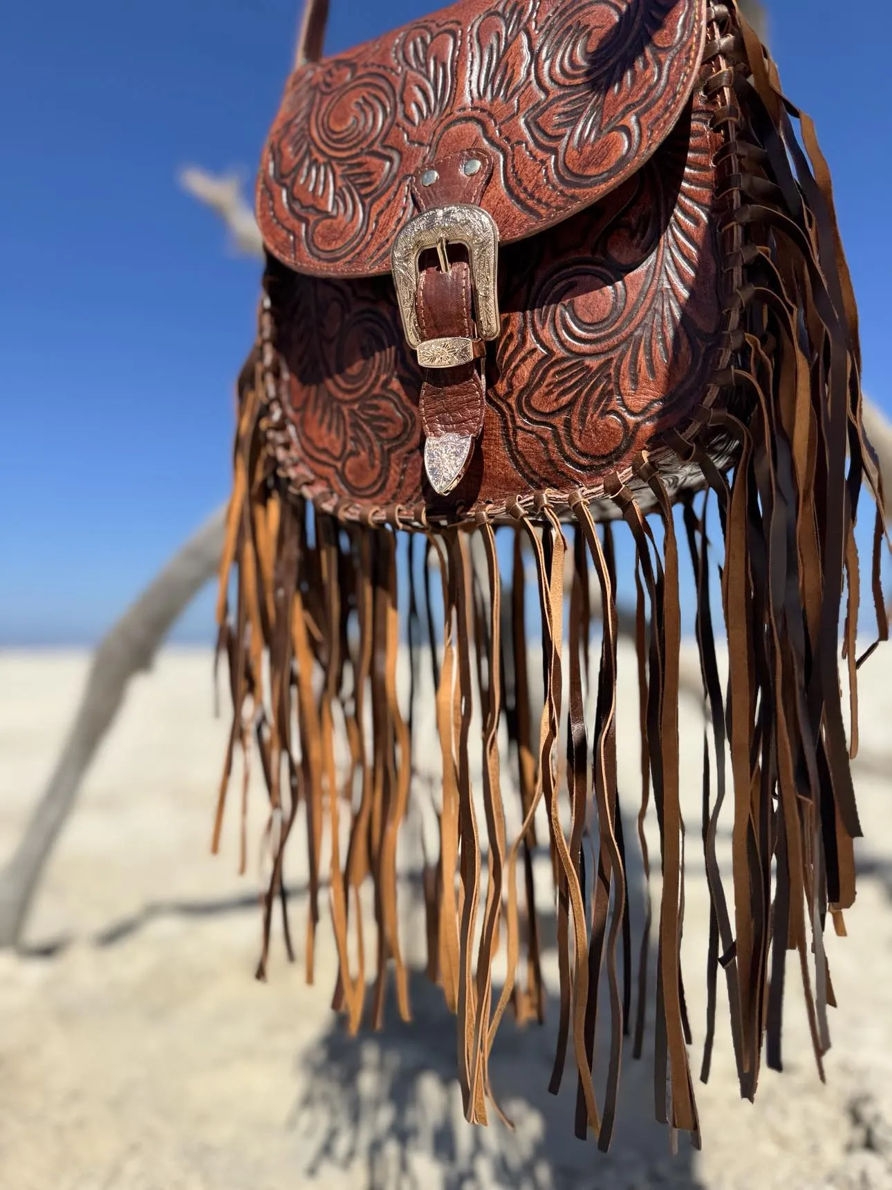Feyre Fringe Leather Bag