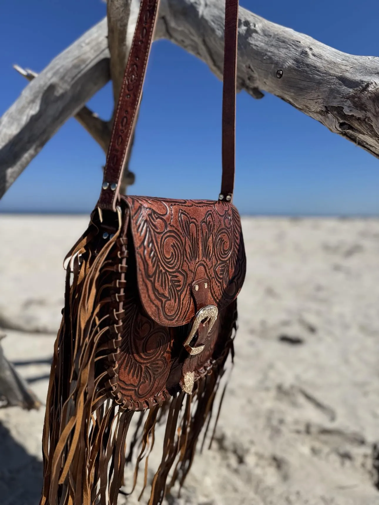 Feyre Fringe Leather Bag