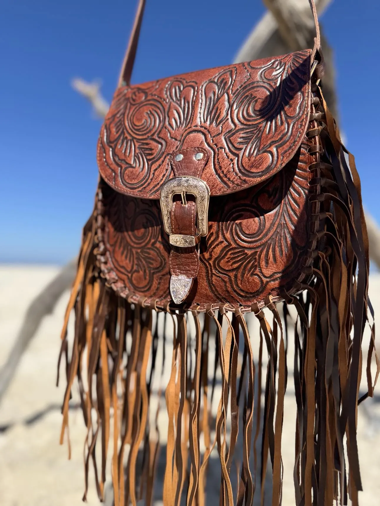 Feyre Fringe Leather Bag
