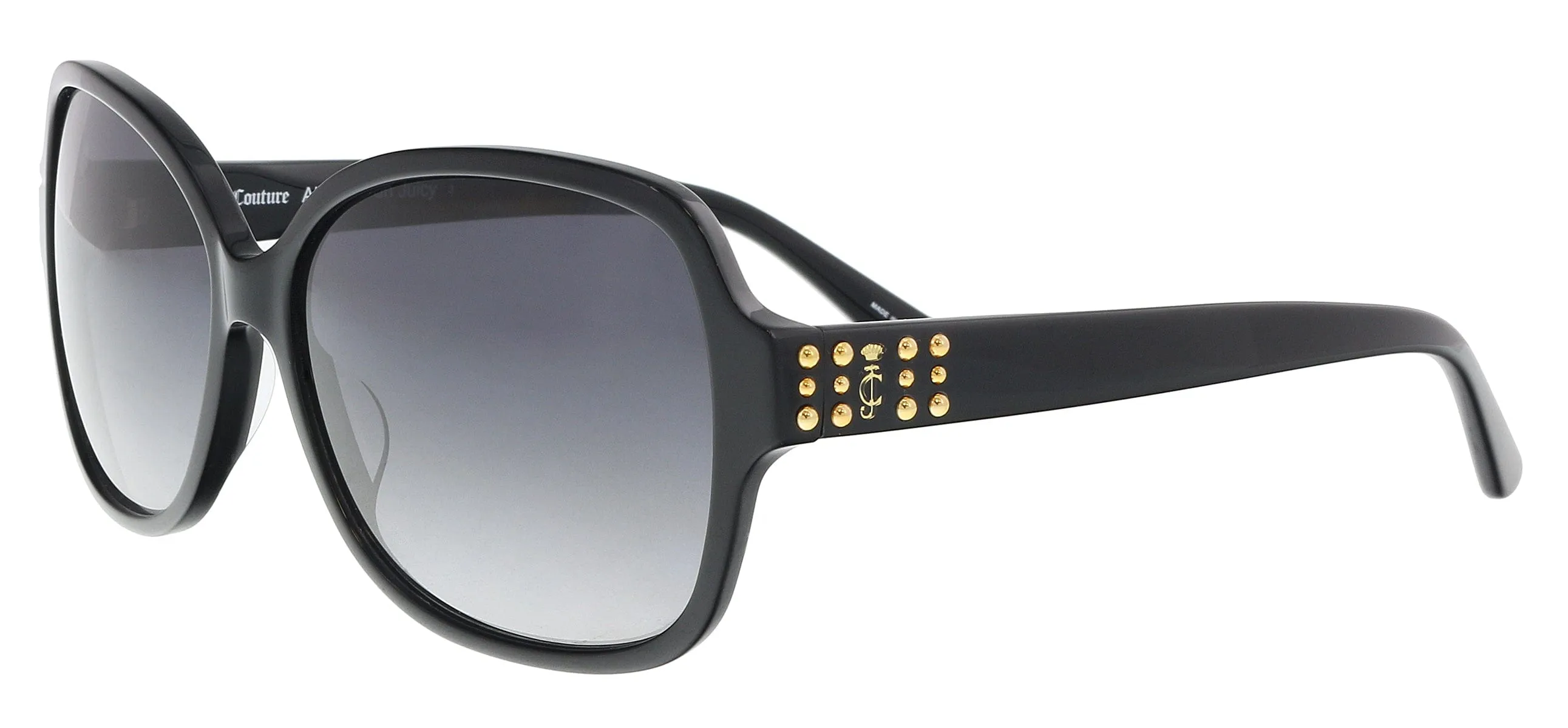 Juicy Couture JU 592/S 08070/9O Black Square Sunglasses