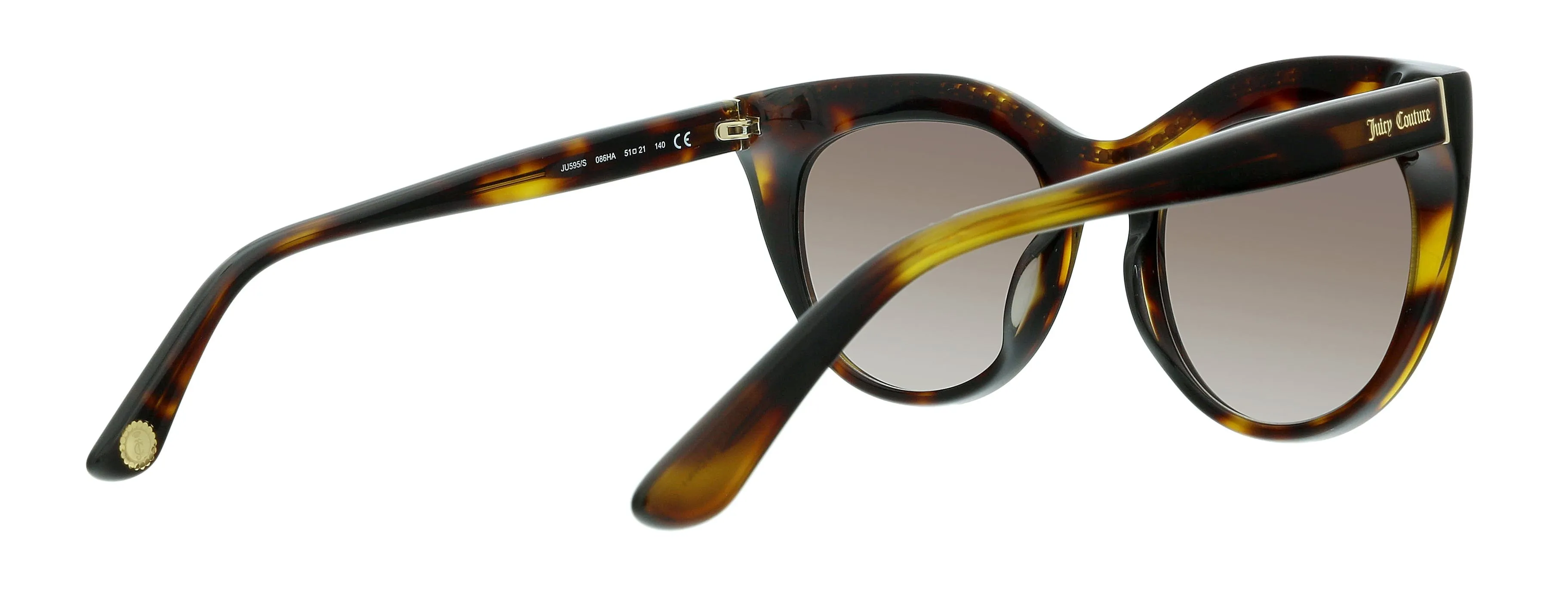 Juicy Couture JU 595/S HA 0086 Havana Cateye Sunglasses
