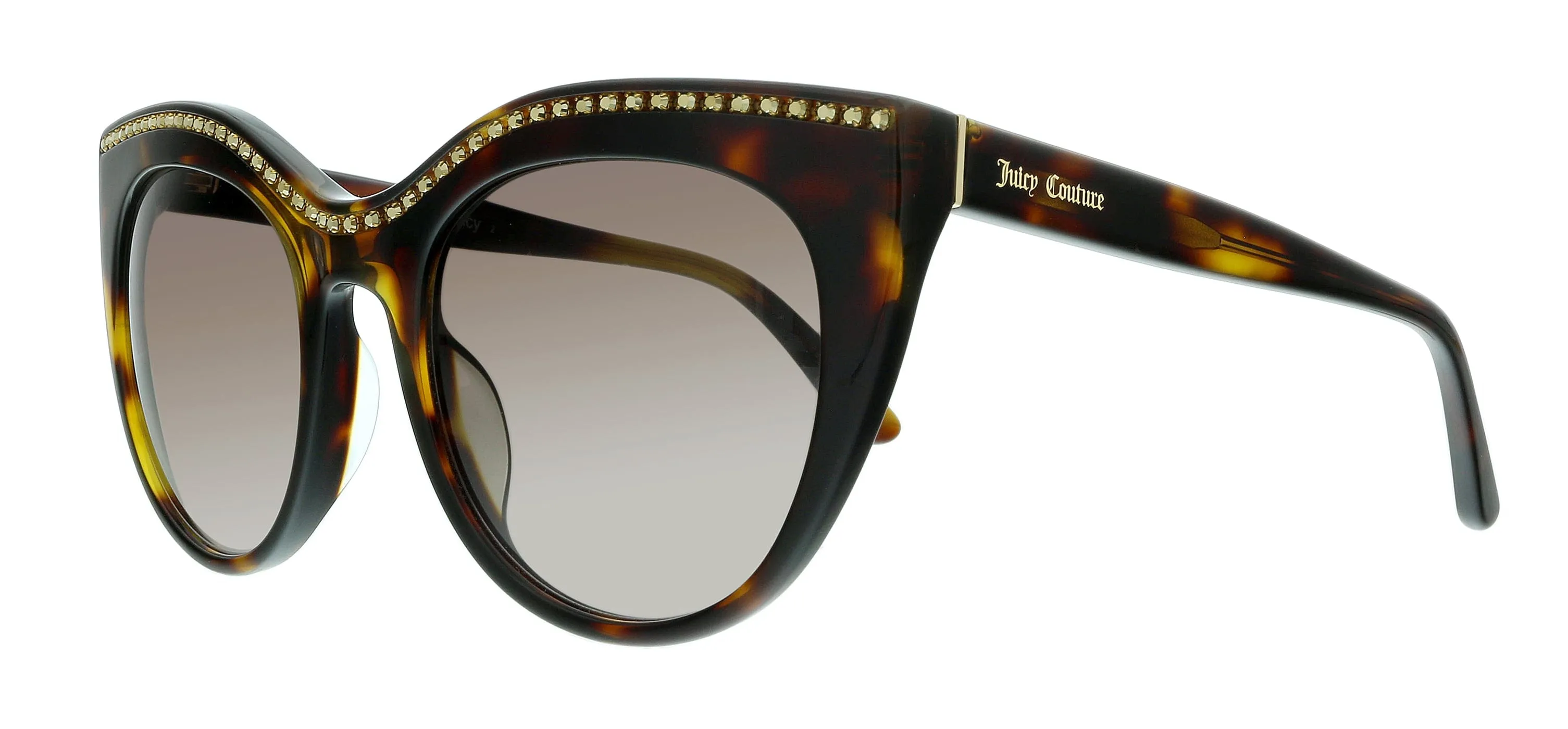 Juicy Couture JU 595/S HA 0086 Havana Cateye Sunglasses