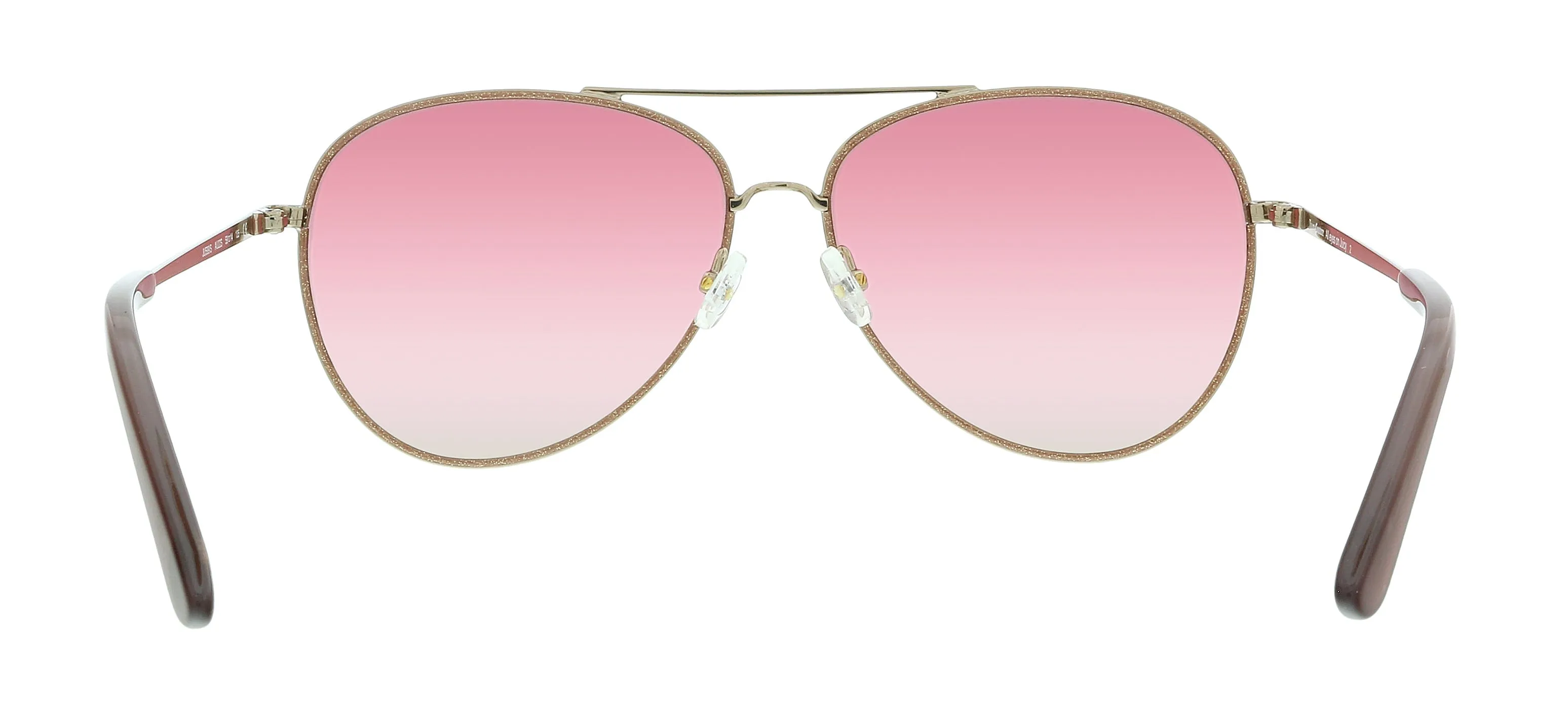 Juicy Couture JU 599/S 2S 0AU2 Red Gold Aviator Sunglasses