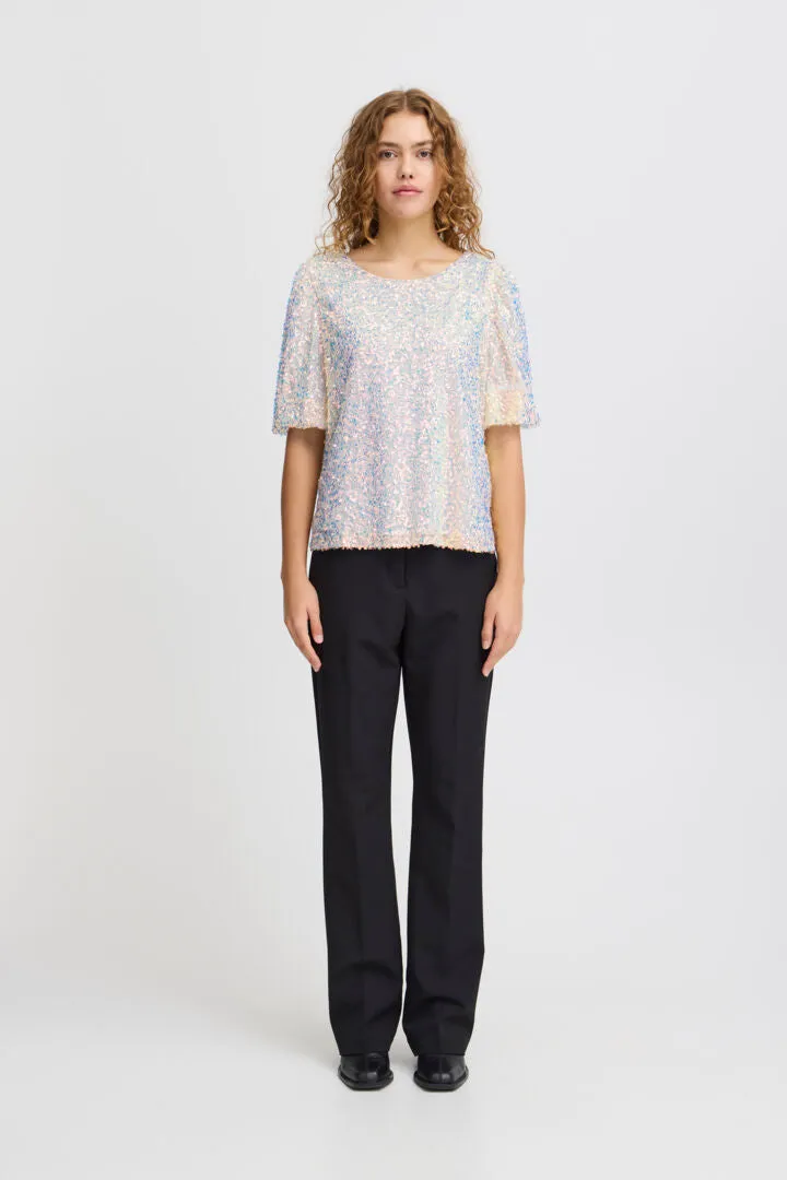 Marelly Sequin Top - Iridescent