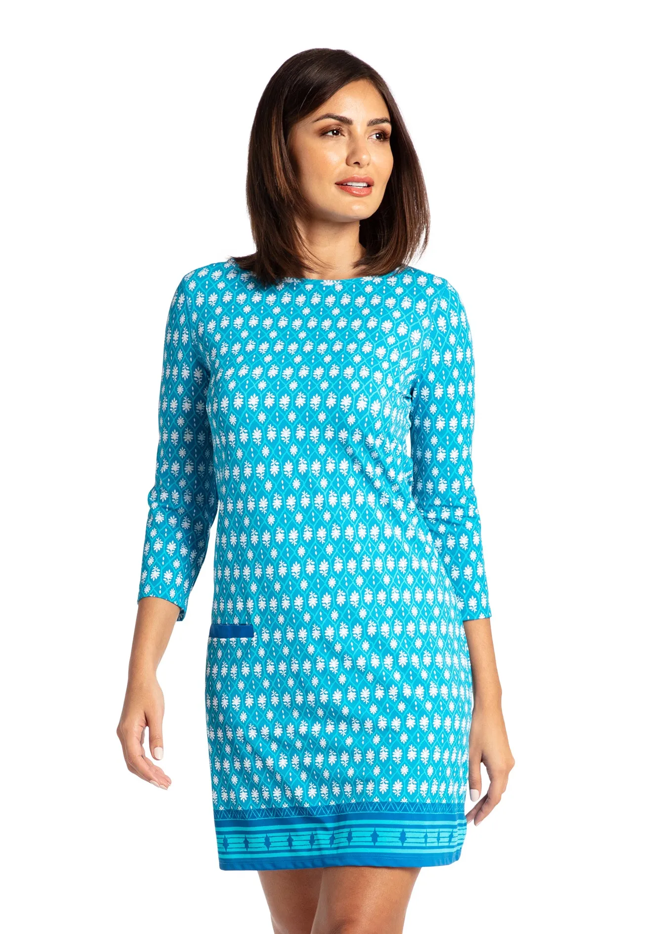 Palm Valley Cabana Shift Dress