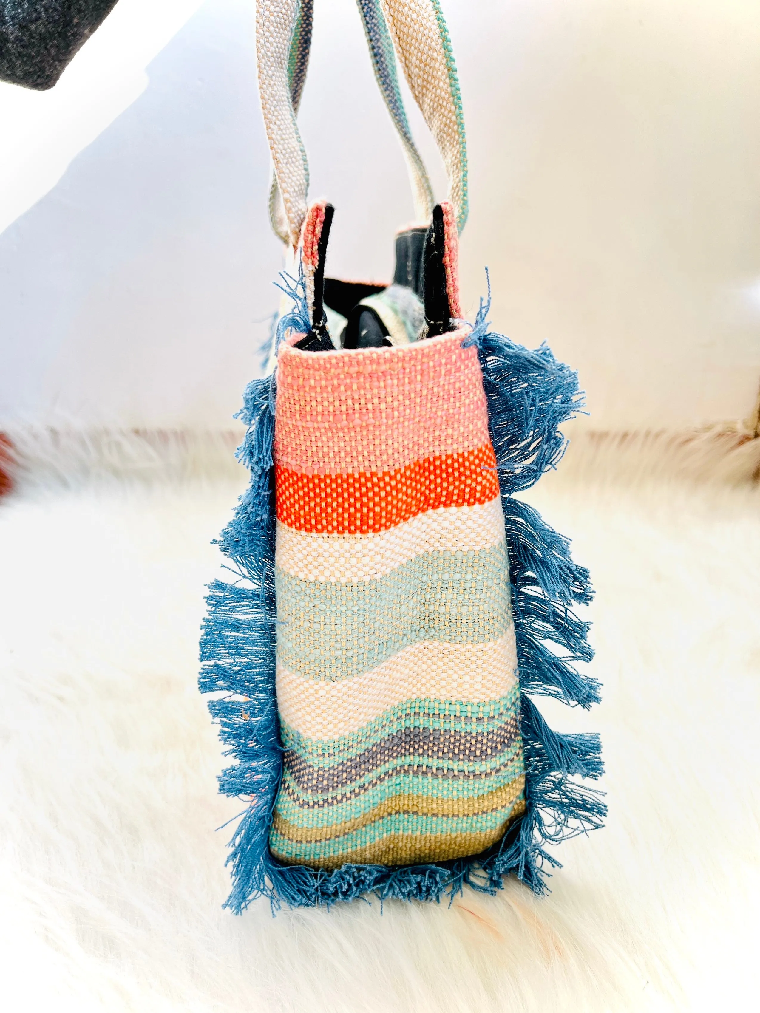 Pastel Pie Fringe Laptop Bag