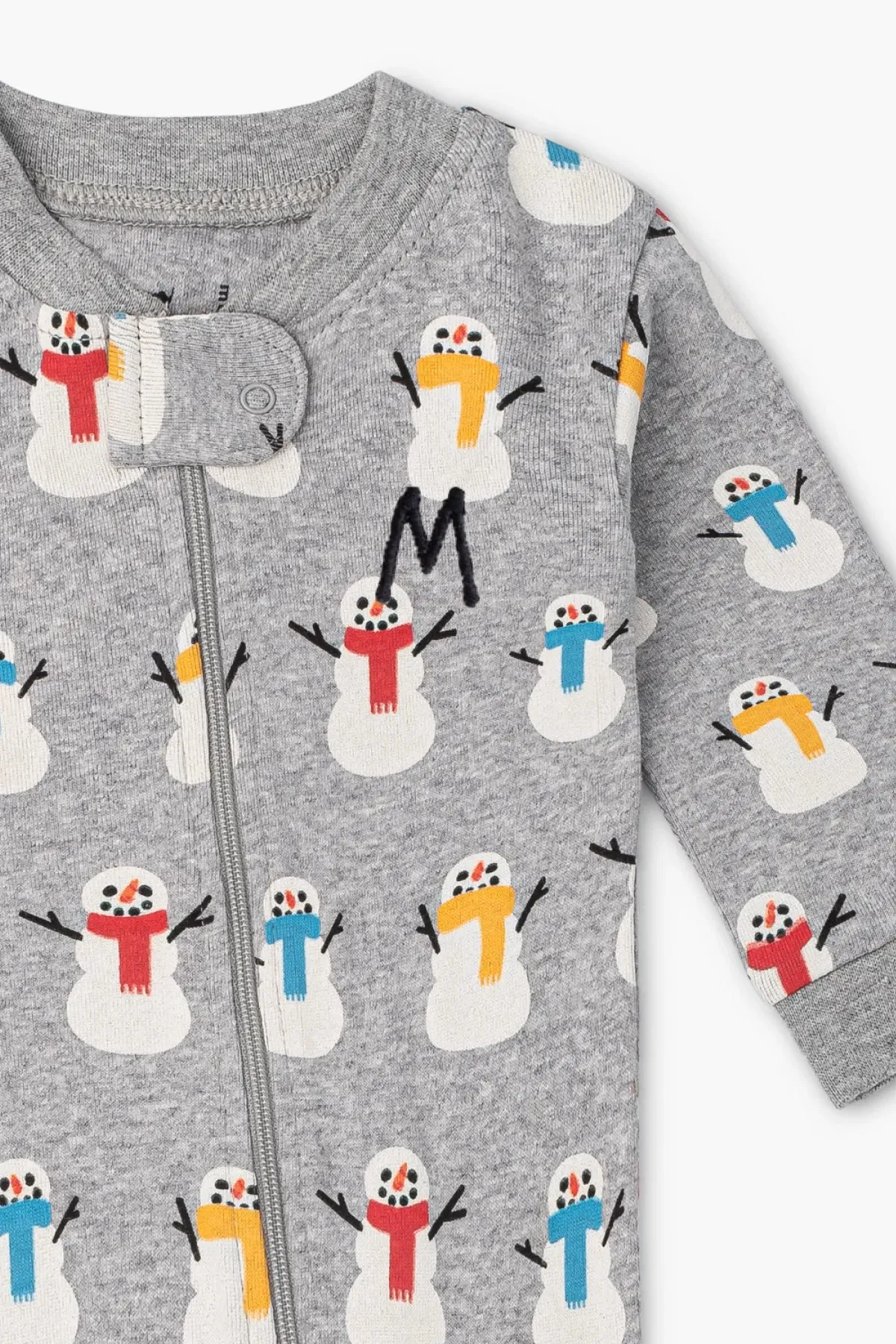 SALE - One-Piece Baby Pajamas_Cheery Snowmen