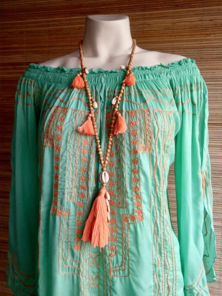 SHORT DRESS EMBROIDERY 3 Colors