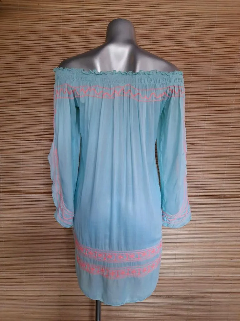 SHORT DRESS EMBROIDERY 3 Colors