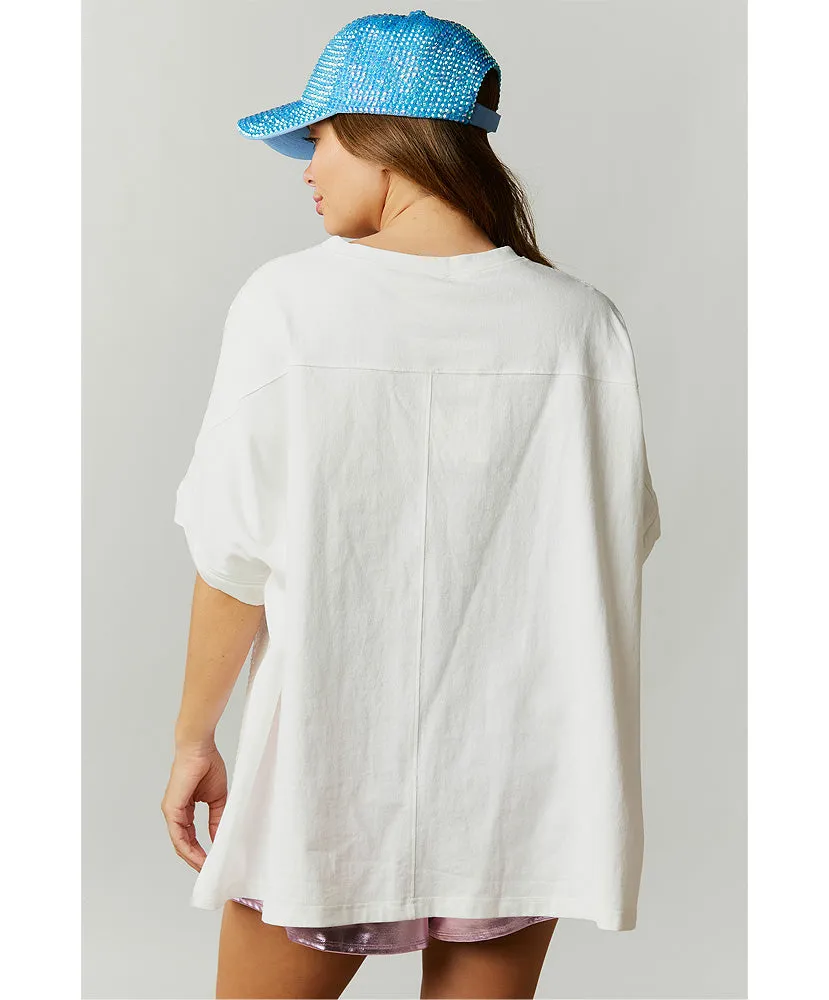 Stay Wild Sequin Top
