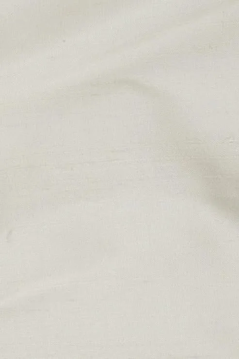 Vanilla Cream Silk Shantung 54" Fabric